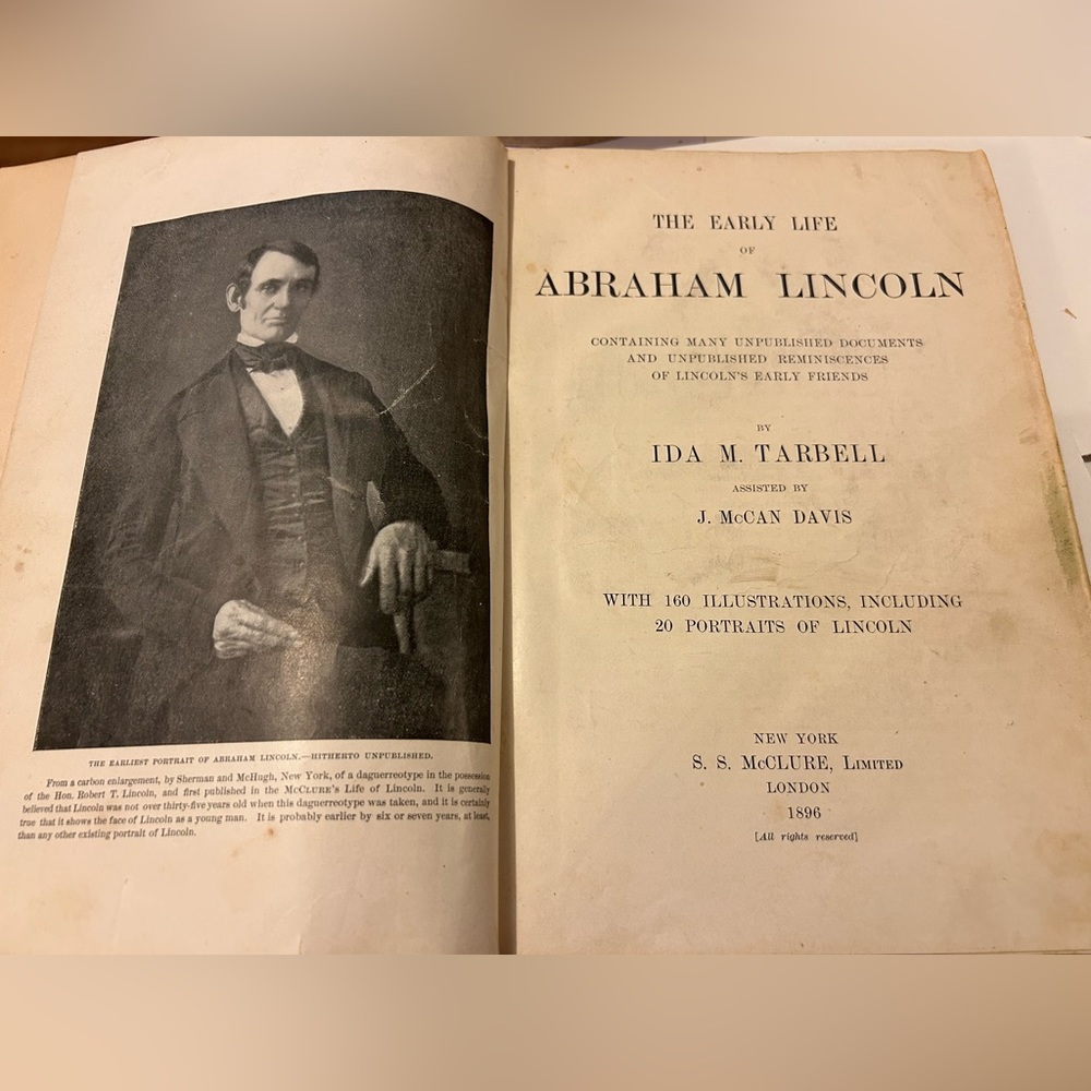 The Early Life of Abraham Lincoln-1896 - Picture 2 of 5